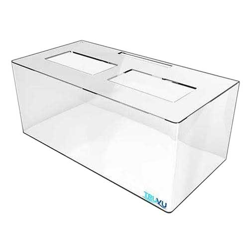 100 Gallon Fish Tank Acrylic Freshwater 48x24x20 Clear Back | TRUVU
