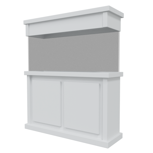 TRUVU 48x15 White Aquarium Stand