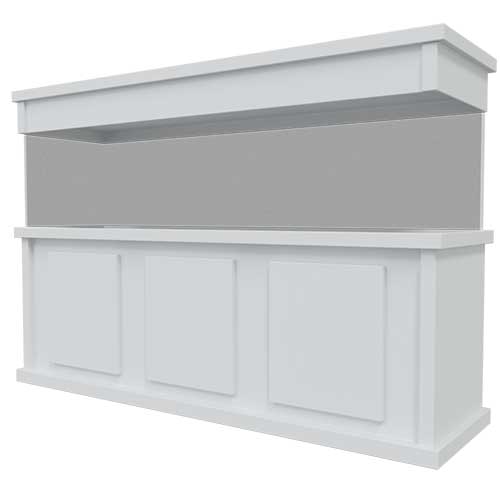 TRUVU 84x24 White Aquarium Stand