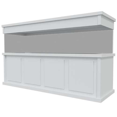 TRUVU 96x30 White Aquarium Stand