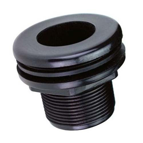 One inch slip by slip bulkhead fitting