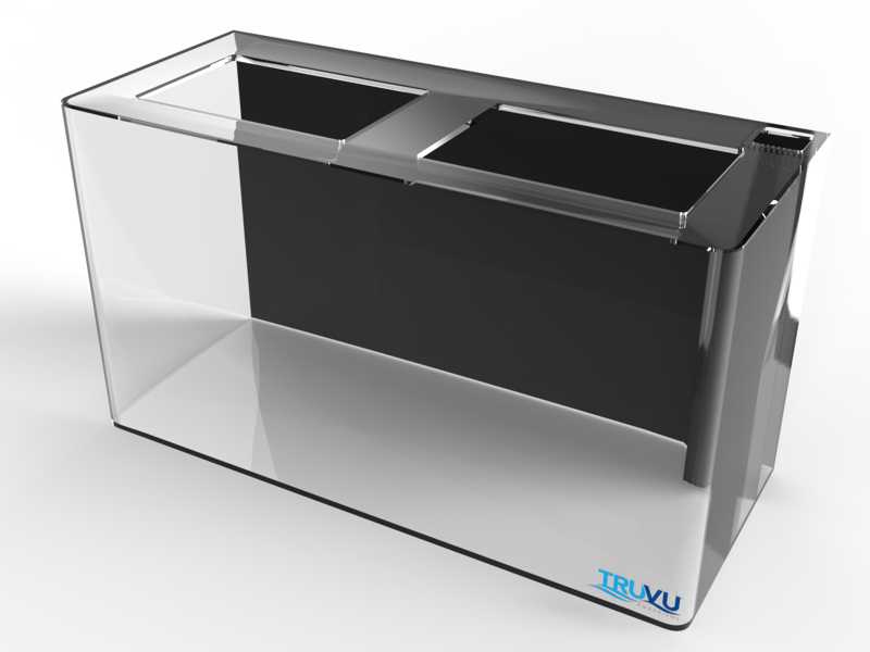 TRUVU 125 Gallon Aquarium Saltwater Acrylic 60x18x24