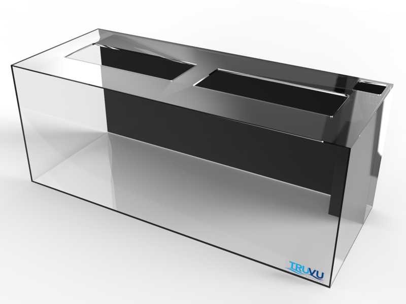 TRUVU 150 Gallon Saltwater Acrylic Aquarium 60x24x24
