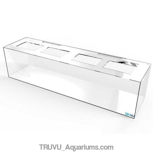 TRUVU 240 Gallon Freshwater Acrylic Aquarium 96x18x30