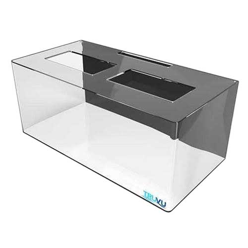 100 Gallon W Freshwater Fish Tank Black