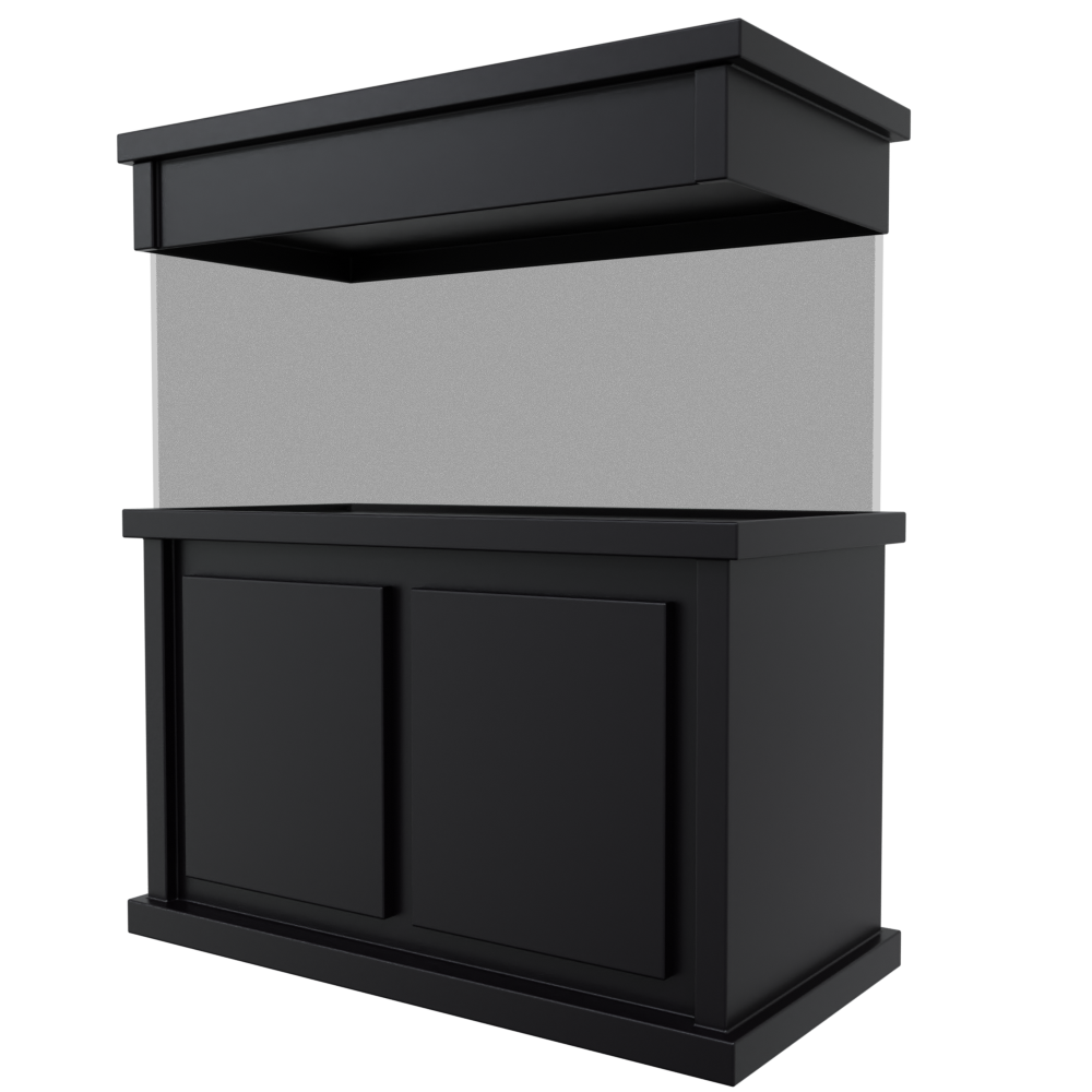 TRUVU 48x24 Black Aquarium Stand