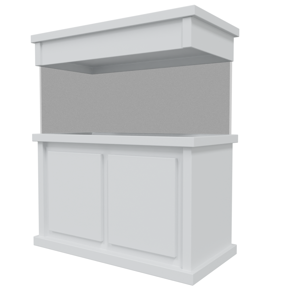 TRUVU 48x24 White Aquarium Stand