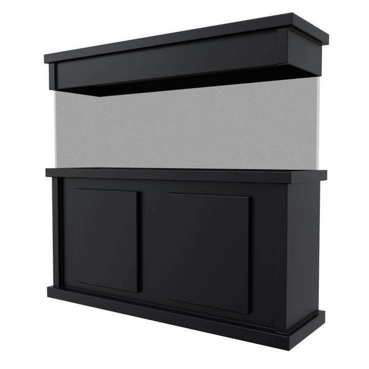 TRUVU 60x18 Black Aquarium Stand