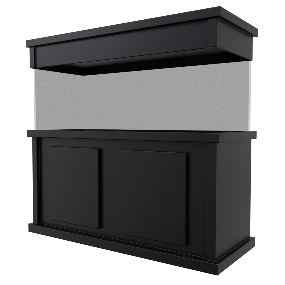 TRUVU 60x24 Black Aquarium Stand