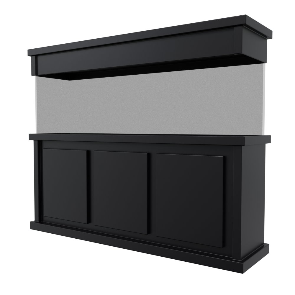 TRUVU 72x18 Black Aquarium Stand