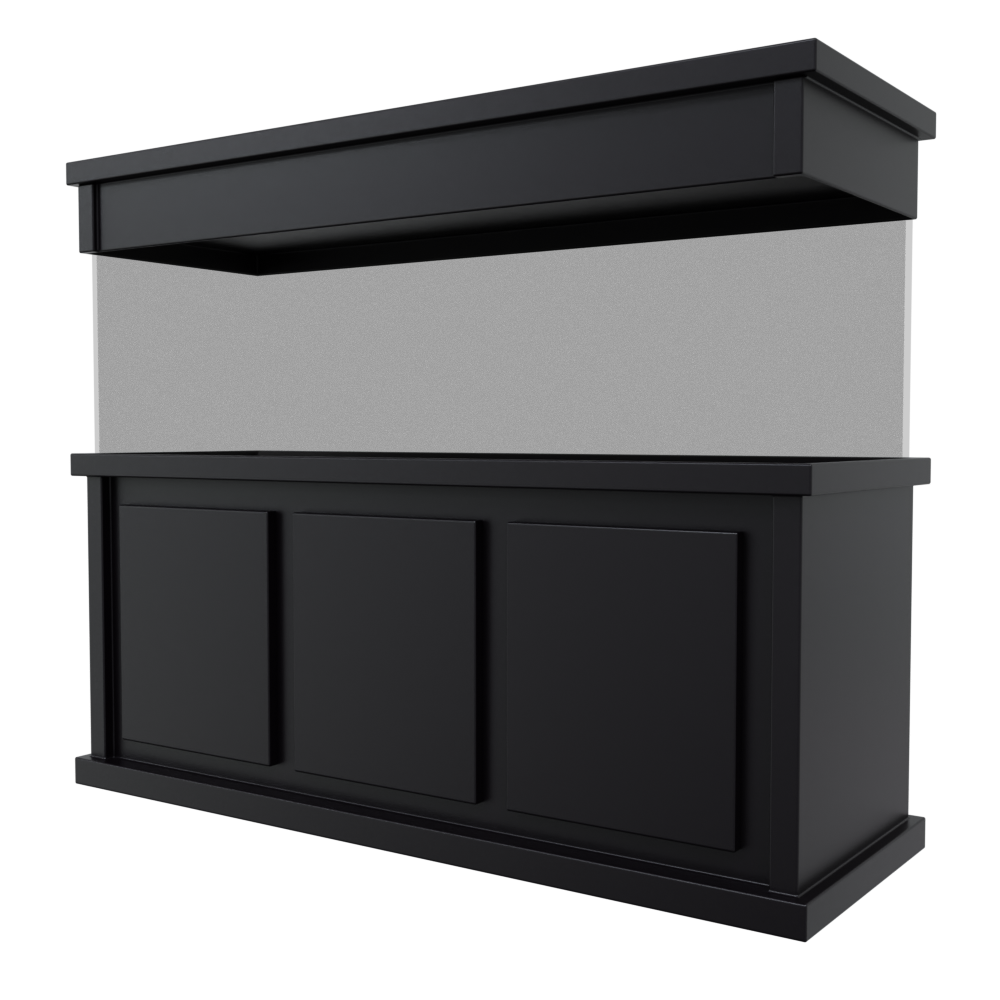 TRUVU 72x24 Black Aquarium Stand