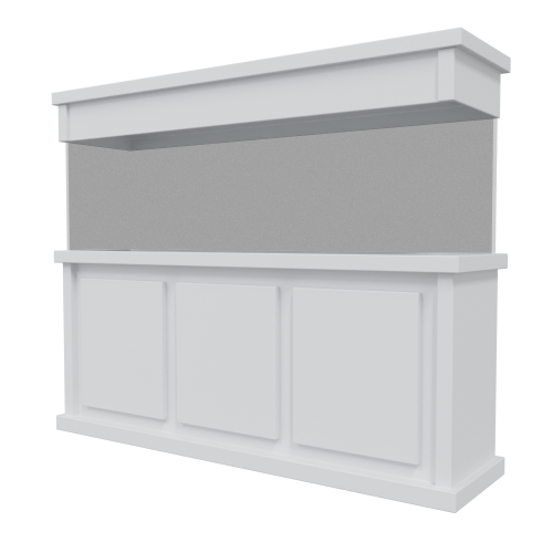 TRUVU 72x18 White Aquarium Stand