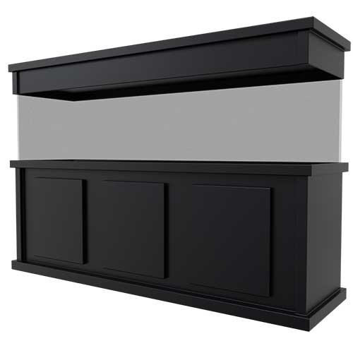 TRUVU 84x24 Black Aquarium Stand