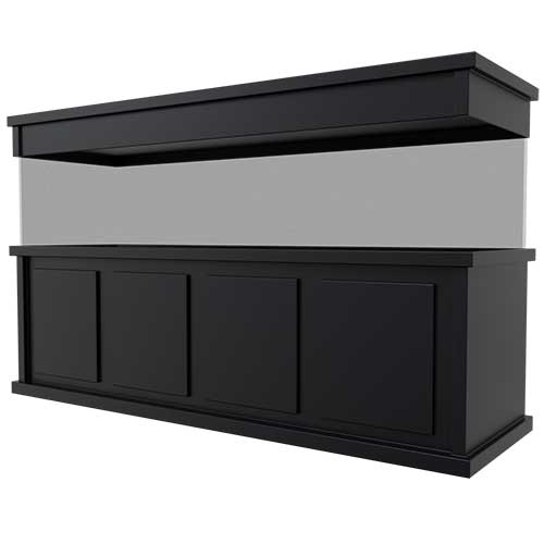 TRUVU 96x30 Black Aquarium Stand