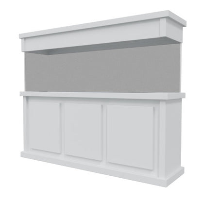 TRUVU White Aquarium Stand 72x18