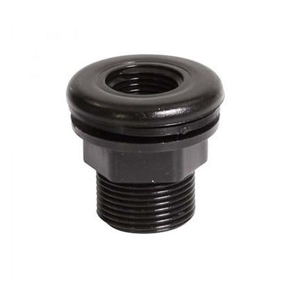 One and one half inch thread by slip bulkhead fitting