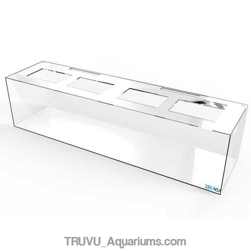 TRUVU 210 Gallon Freshwater Acrylic Aquarium 84x24x24