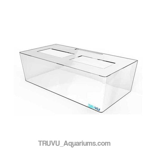 TRUVU 75 Gallon Freshwater Acrylic Aquarium 60x18x16
